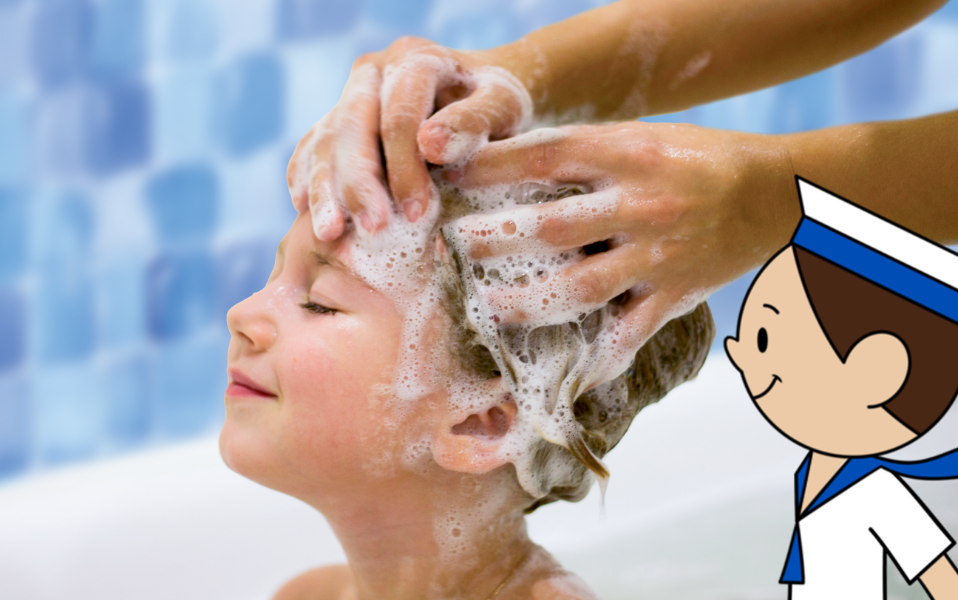 Przyjemne mycie głowy